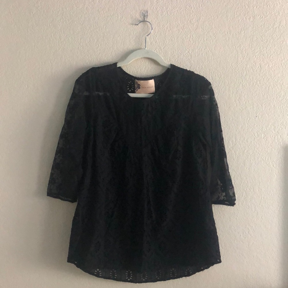 Anthropologie lace blouse